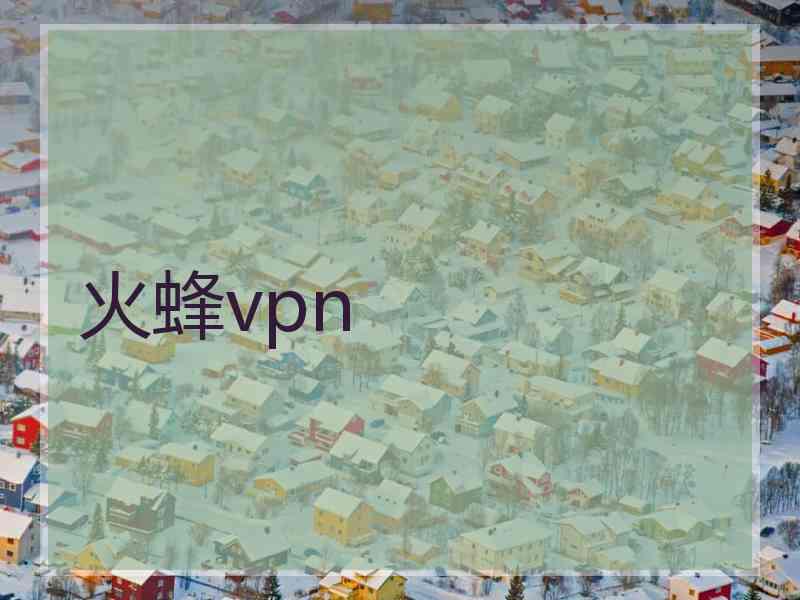 火蜂vpn