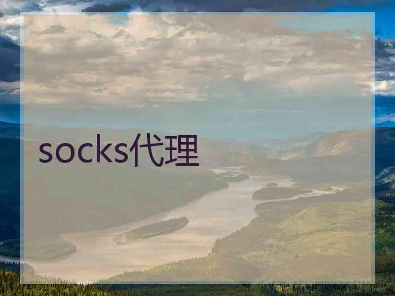 socks代理