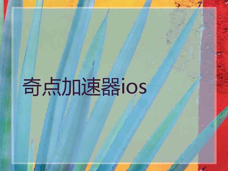 奇点加速器ios