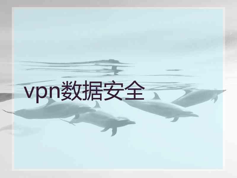 vpn数据安全