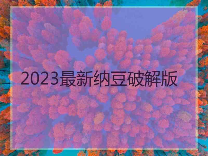 2023最新纳豆破解版