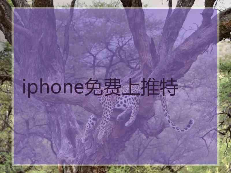 iphone免费上推特