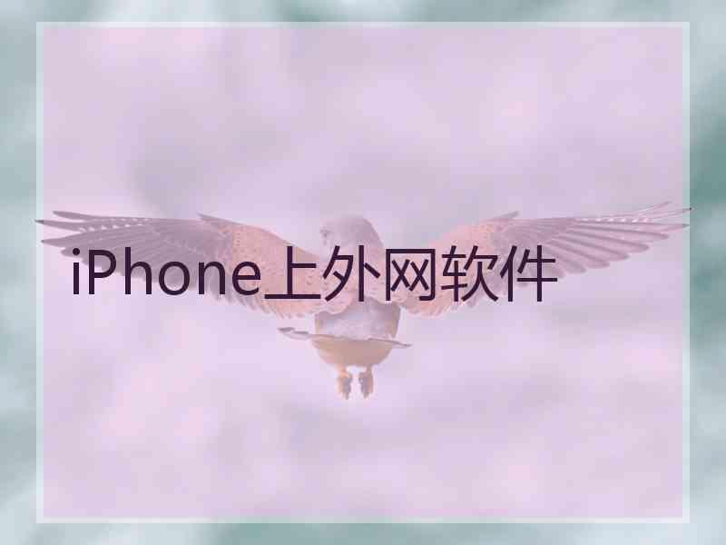 iPhone上外网软件