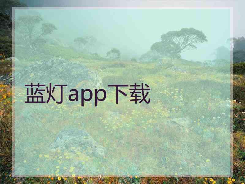 蓝灯app下载