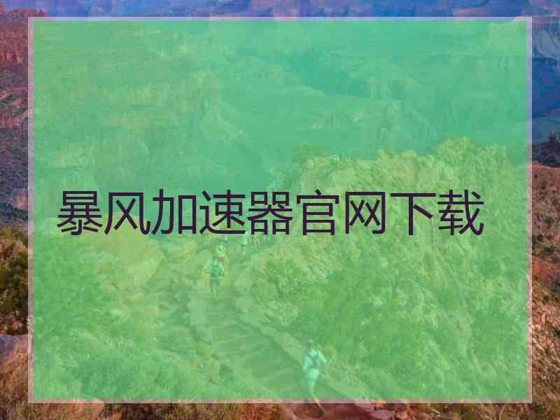 暴风加速器官网下载