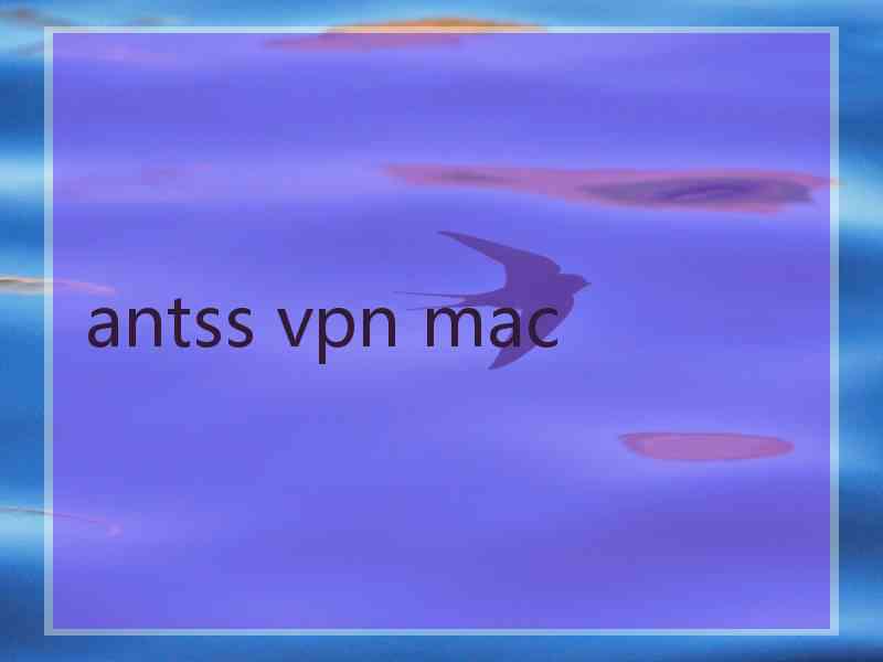 antss vpn mac