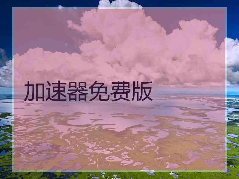 加速器免费版