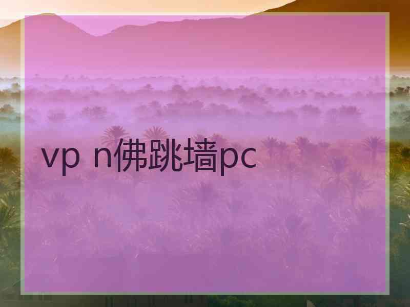 vp n佛跳墙pc