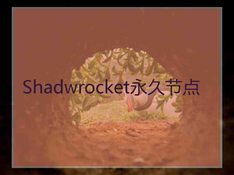 Shadwrocket永久节点