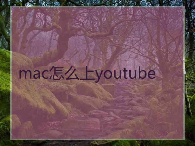 mac怎么上youtube