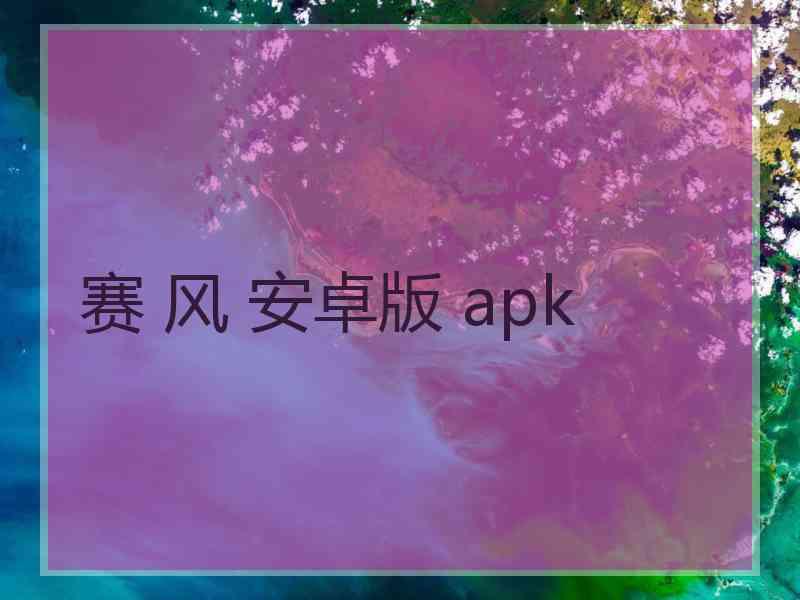 赛 风 安卓版 apk